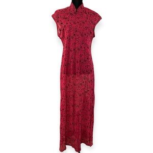 Jessica Howard Vintage Maxi Dress Womens 16 Whimsigoth Sheer Asian Fairy Grunge